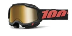 100% Accuri 2 Snowmobile Goggles - Mirrored Lens 14 100% Accuri 2 Snowmobile Goggles - Mirrored Lens -Motorcycle Accessories 100 accuri2 snowmobile goggle geospace lens geospace mirror red 1