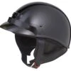GMax GM35 Fully Dressed Helmet - Solid -Motorcycle Accessories Gmax Gm35 Half Helmet Fully Dressed Black