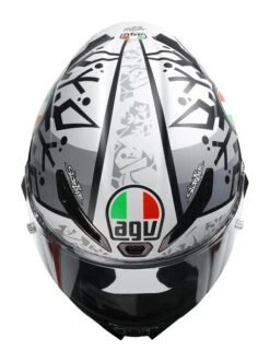 AGV Pista GP RR Mir Winter Test 2021 Helmet 9 AGV Pista GP RR Mir Winter Test 2021 Helmet -Motorcycle Accessories agv pista gprr mir winter test2021 helmet white black grey 3