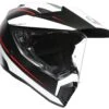 AGV AX9 Pacific Road Helmet -Motorcycle Accessories agvax9 pacific road helmet matte black white red