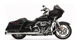 Bassani 4" Megaphone Slip-On Mufflers For Harley Touring 2017-2023 -Motorcycle Accessories bassani4 megaphone slip on muffler for harley touring2017 1