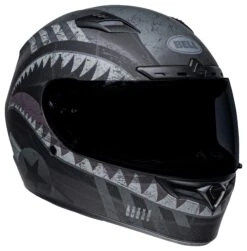 Bell Helmets Bell Qualifier DLX Mips Devil May Care Helmet -Motorcycle Accessories bell qualifier dlxmips devil may care helmet black grey 6