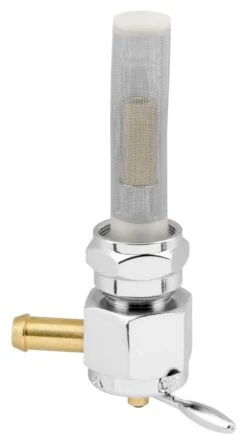 Biker's Choice Late Style Petcock -Motorcycle Accessories bikers choice round petcock22 mm lft side 3