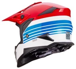 BILT Lux Defeater Race Helmet 9 BILT Lux Defeater Race Helmet -Motorcycle Accessories bilt lux defeater race helmet white red blue 3