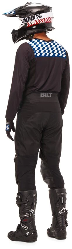 BILT Lux Sneaky Pete Jersey -Motorcycle Accessories bilt lux sneaky pete jersey black ivory 3