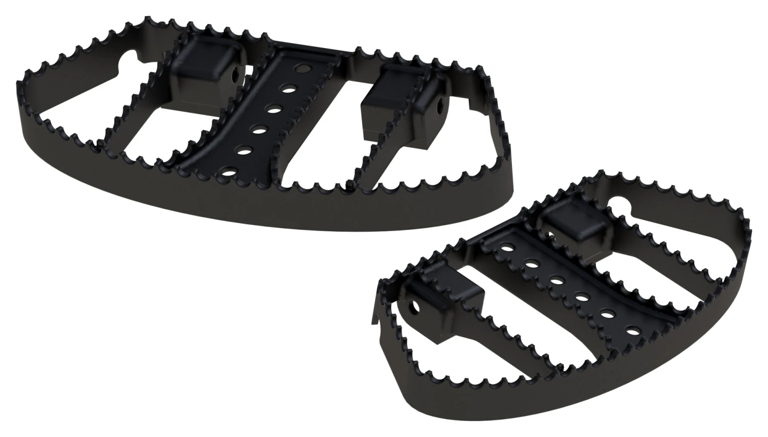 Burly MX Passenger Floorboards For Harley Touring 1993-2023 3 Burly MX Passenger Floorboards For Harley Touring 1993-2023