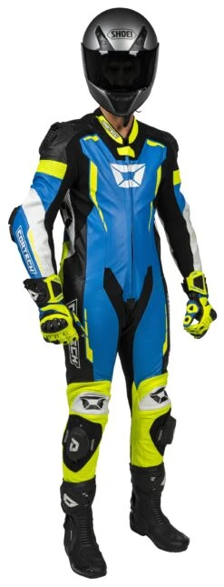 Cortech Sector Pro Air Race Suit -Motorcycle Accessories cortech sector pro air race suit blue hiviz 1