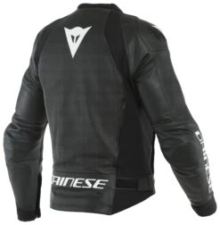Dainese Sport Pro Perforated Leather Jacket -Motorcycle Accessories dainese sport pro perforated leather jacket black white 1