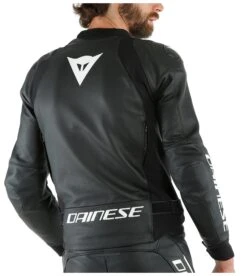 Dainese Sport Pro Perforated Leather Jacket -Motorcycle Accessories dainese sport pro perforated leather jacket black white 3