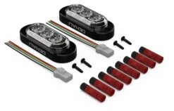 Denali T3 Rear Switchback LEDTurn Signal Pods -Motorcycle Accessories denali t3 rear switchback led turn signal pods black 2