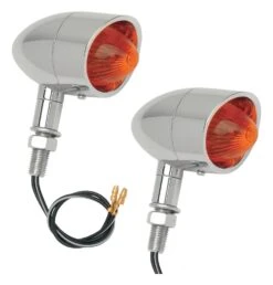 Drag Specialties Retro-Style Marker Lights -Motorcycle Accessories drag specialties retro style marker lights stud mount
