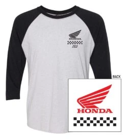 Factory Effex Honda Wing Baseball T-Shirt