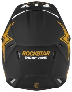 Fly Racing Kinetic Rockstar Helmet -Motorcycle Accessories fly racing dirt kinetic rockstar helmet black gold 1