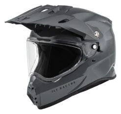 Fly Racing Trekker Helmet -Motorcycle Accessories fly racing dirt trekker helmet grey