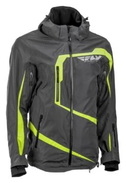 Fly Racing Snow Carbon Mountain Jacket -Motorcycle Accessories fly racing snow fly jacket grey hi viz