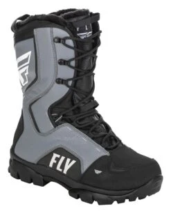 Fly Racing Snow Marker Boots -Motorcycle Accessories fly racing snow marker boots black grey