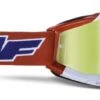 FMF PowerBomb USA Mirror Lens Goggles -Motorcycle Accessories fmf powerbomb rocket mirror lens goggles 5