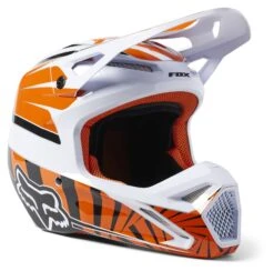 Fox Racing V1 Goat Helmet 20 Fox Racing V1 Goat Helmet -Motorcycle Accessories fox racing v1 goat helmet orange