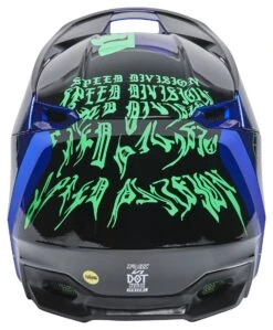 Fox Racing V1 Peril Helmet 20 Fox Racing V1 Peril Helmet -Motorcycle Accessories fox racing v1 peril helmet blue 3