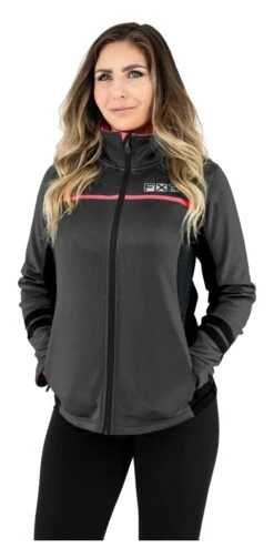 FXR Elevation Tech Women's Jacket -Motorcycle Accessories fxr elevation tech womens jacket black pink 4