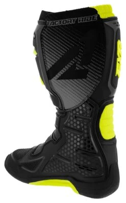FXR Factory Ride Boots -Motorcycle Accessories fxr factory ride boots black hi viz 2