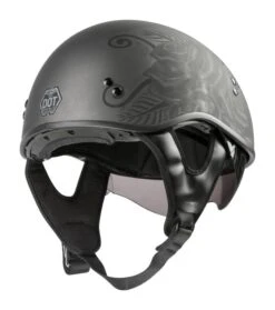 GMax HH65 Devotion Naked Helmet -Motorcycle Accessories g max hh65 naked devotion helmet black silver 4