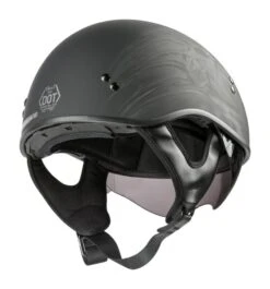 GMax HH65 Ritual Naked Helmet -Motorcycle Accessories g max hh65 naked devotion helmet matte black silver 3