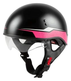 GMax HH65 Source Naked Helmet -Motorcycle Accessories g max hh65 source naked helmet black pink 3