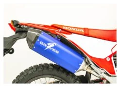 Graves Titanium Exhaust System Honda CRF300L / Rally 2021-2023 -Motorcycle Accessories graves motorsports honda crf300 l slip on exhaust 3
