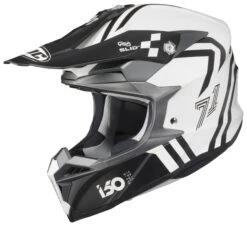 HJC I50 Hex Helmet -Motorcycle Accessories hj ci50 hex helmet black white 1