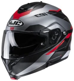 HJC C91 Karan Helmet 7 HJC C91 Karan Helmet -Motorcycle Accessories hjcc91 karan helmet black red grey 2