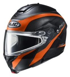 HJC C91SN Taly Dual Lens Helmet -Motorcycle Accessories hjcc91 sn taly dual lens helmet black grey 3