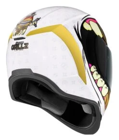 Icon Airform Grillz Helmet -Motorcycle Accessories icon helmet afrm grillz white 2