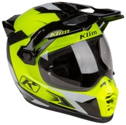 Klim Krios Pro Charger Helmet -Motorcycle Accessories klim krios pro charger helmet hi viz 2