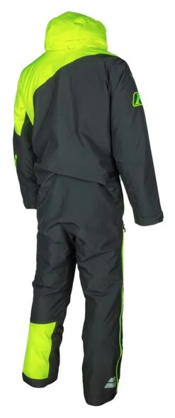 Klim Railslide One-Piece Suit -Motorcycle Accessories klim railslide one piece suit grey hi viz yellow 1
