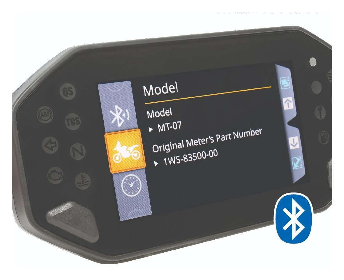 Koso RX-4 Multi-Function Display Yamaha MT-07 / MT-09 / XSR700 / XSR900 7 Koso RX-4 Multi-Function Display Yamaha MT-07 / MT-09 / XSR700 / XSR900 - Image 5