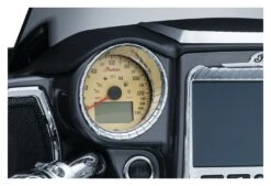 Kuryakyn Aztec Gauge Cluster Accents For Indian 2017-2023 -Motorcycle Accessories kuryakyn aztec gauge cluster accents for indian20172018 4