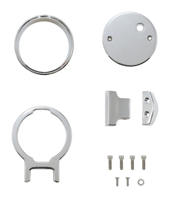 LA Choppers Single Gauge Mount For Harley Dyna / Sportster 1999-2022 - Image 2