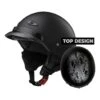 LS2 Bagger Hard Luck Helmet -Motorcycle Accessories ls2 bagger hard luck helmet matte black