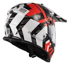 LS2 Blaze Xtreme Helmet 10 LS2 Blaze Xtreme Helmet -Motorcycle Accessories ls2 blaze xtreme helmet red black white 2