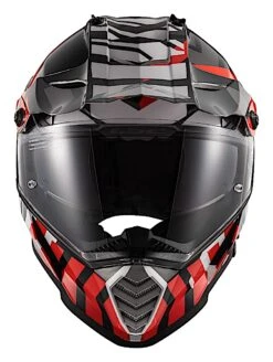 LS2 Blaze Xtreme Helmet 12 LS2 Blaze Xtreme Helmet -Motorcycle Accessories ls2 blaze xtreme helmet red black white 4