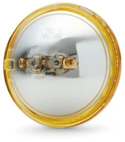 Milwaukee Twins Fluted Amber 4 1/2" Sealed Beam -Motorcycle Accessories milwaukee twins fluted amber412 sealed beam 2