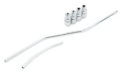 Milwaukee Twins Rocker Box Oil Line Set For Harley Shovelhead 1966-1984