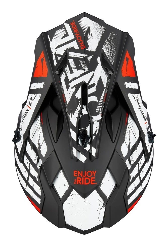 O'Neal 2 Series Glitch Helmet Black/White / MD [Open Box] - Image 3