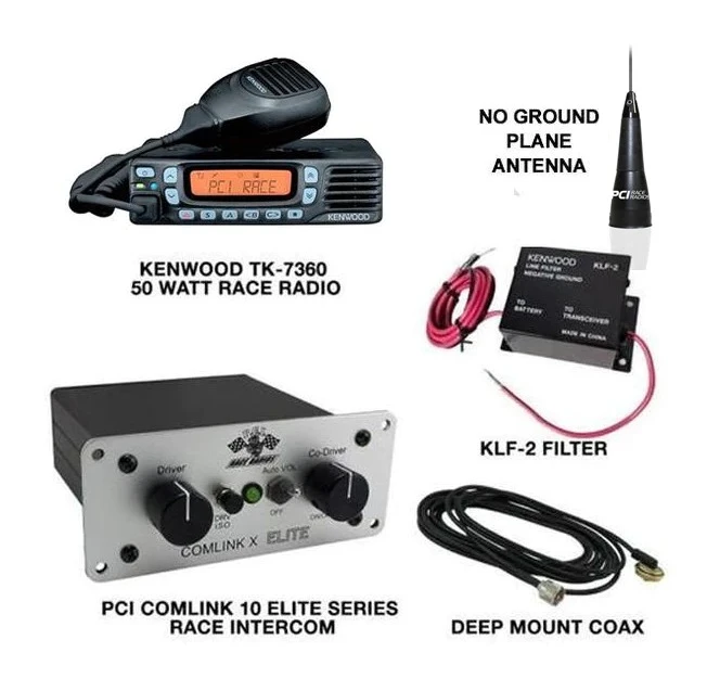 PCI Race Radios TK-7360 Comlink X Race Package 3 PCI Race Radios TK-7360 Comlink X Race Package
