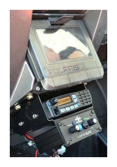 PCI Race Radios Under Pull Open Box Icom Radio And Intercom Bracket Polaris RZR - Image 4