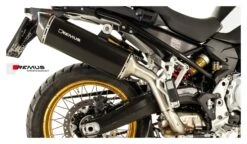 Remus Black Hawk Slip-On Exhaust BMW F750GS / F850GS / Adventure -Motorcycle Accessories remus exhaust remus slip on stainless bmw f750850 gs18 2