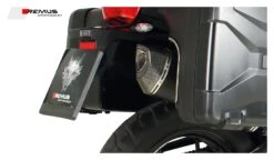 Remus Black Hawk Slip-On Exhaust BMW F750GS / F850GS / Adventure -Motorcycle Accessories remus exhaust remus slip on stainless bmw f750850 gs18 3