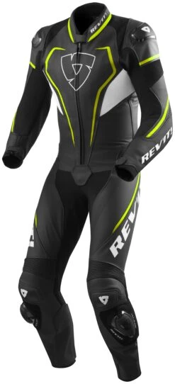 REV'IT! Vertex Pro Race Suit 16 REV'IT! Vertex Pro Race Suit -Motorcycle Accessories revit one piece vertex pro bw black fluo yellow
