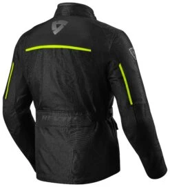 REV'IT! Voltiac 2 Jacket -Motorcycle Accessories revit voltiac2 jacket black fluo yellow 1